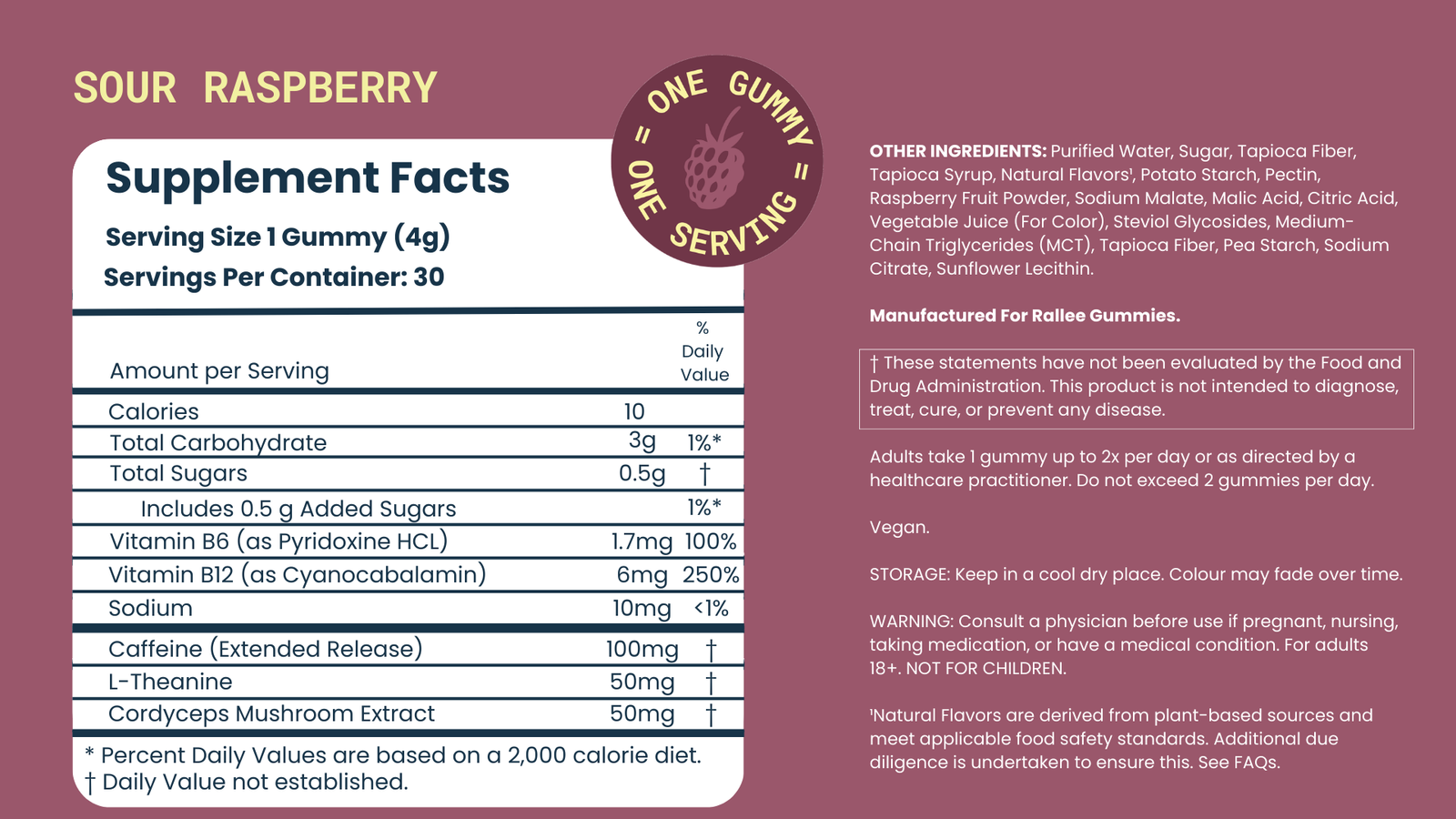 SOUR RASPBERRY